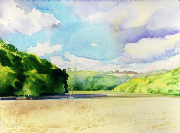 Erme Estuary(Wonwell Beach) near Salcombe, South Devon 